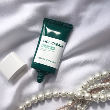 グリーン ダーマ マイルド クリーム/ネイチャーリパブリック/フェイスクリームを使ったクチコミ(5枚目)