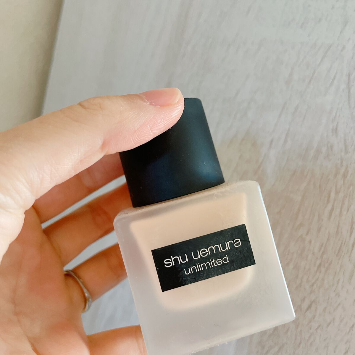 (旧)アンリミテッド ラスティング フルイド/shu uemura/リキッドファンデーションを使ったクチコミ(1枚目)