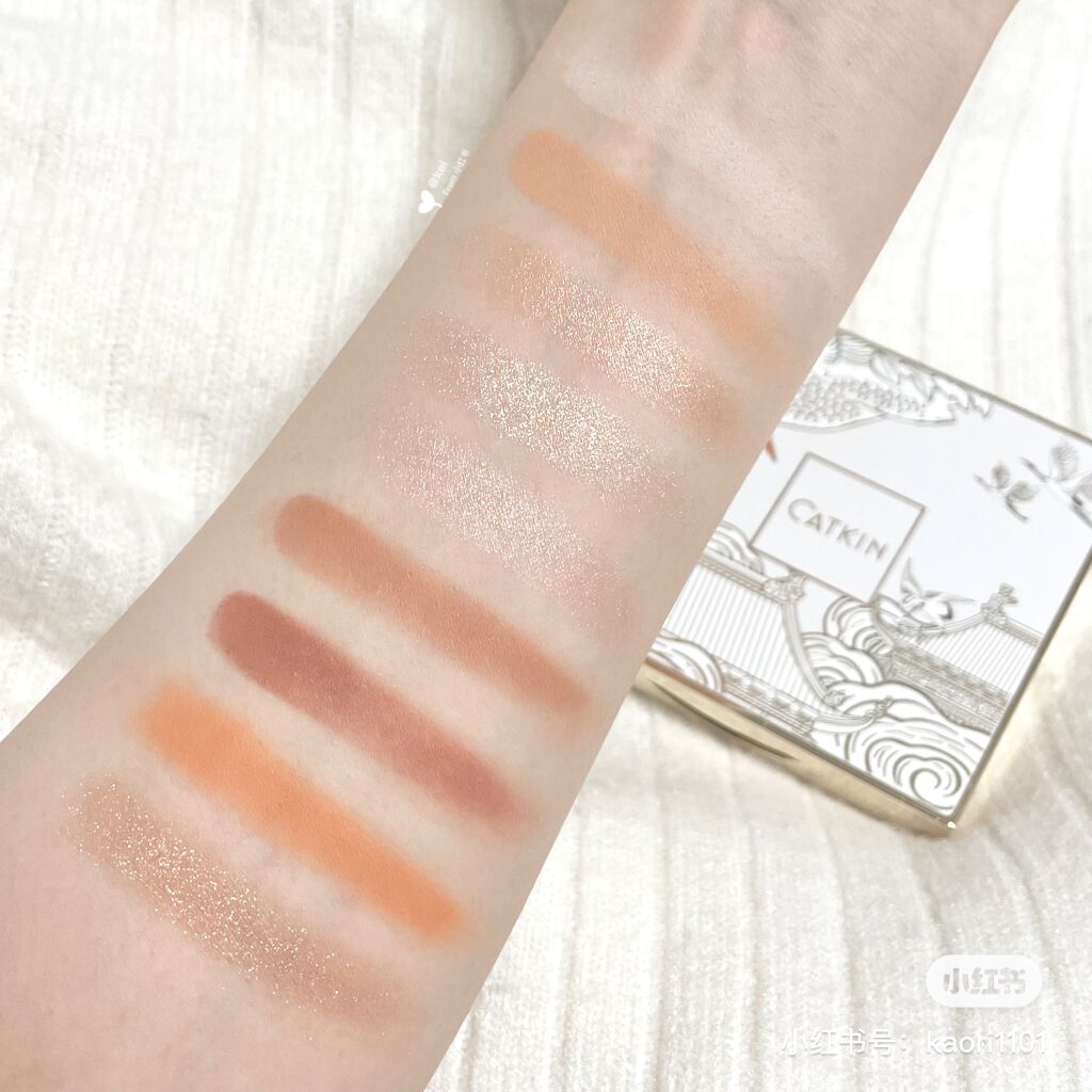 長相思シリーズ 9色アイシャドウパレット/CATKIN/アイシャドウパレットを使ったクチコミ(6枚目)