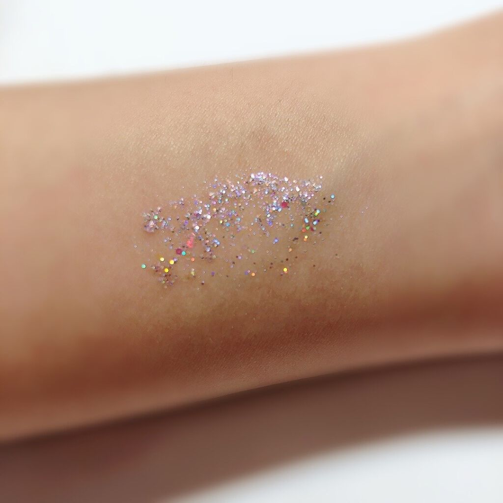 Cherry Love グリッター リキッドアイシャドウ P03 Galaxy Encounter/FlowerKnows/グリッターを使ったクチコミ（3枚目）