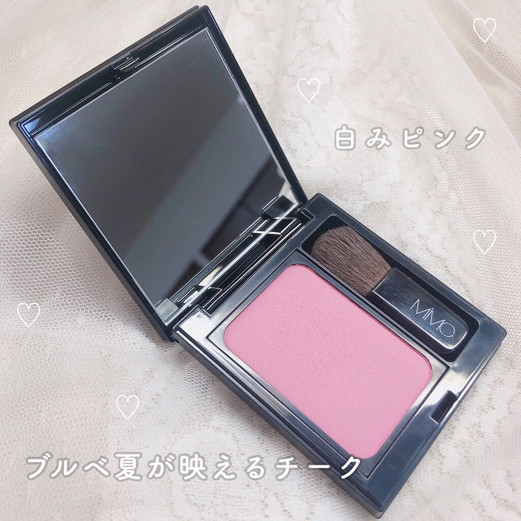 ビオモイスチュアチーク 08 インスピレーション Mimcの口コミ ブルベ夏におすすめのパウダーチーク Mimcビオモイスチュ By ゆꪔ Lips ビオモイスチュアチーク 08 インスピレーション Mimcの口コミ ブルベ夏におすすめのパウダーチーク Mimcビオモイスチュ By ゆꪔ Lips