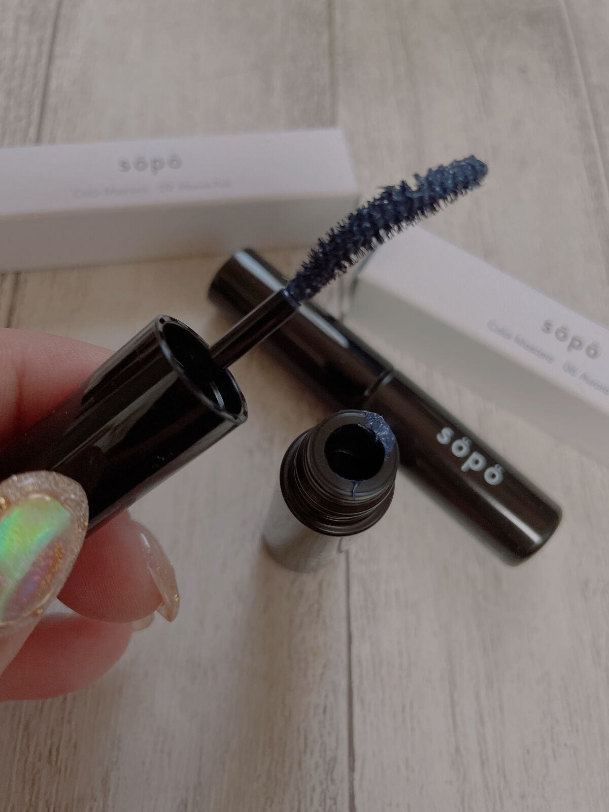 インラプチュア ラッシュ 02 グリーンブルー/Celvoke/マスカラを使ったクチコミ（3枚目）