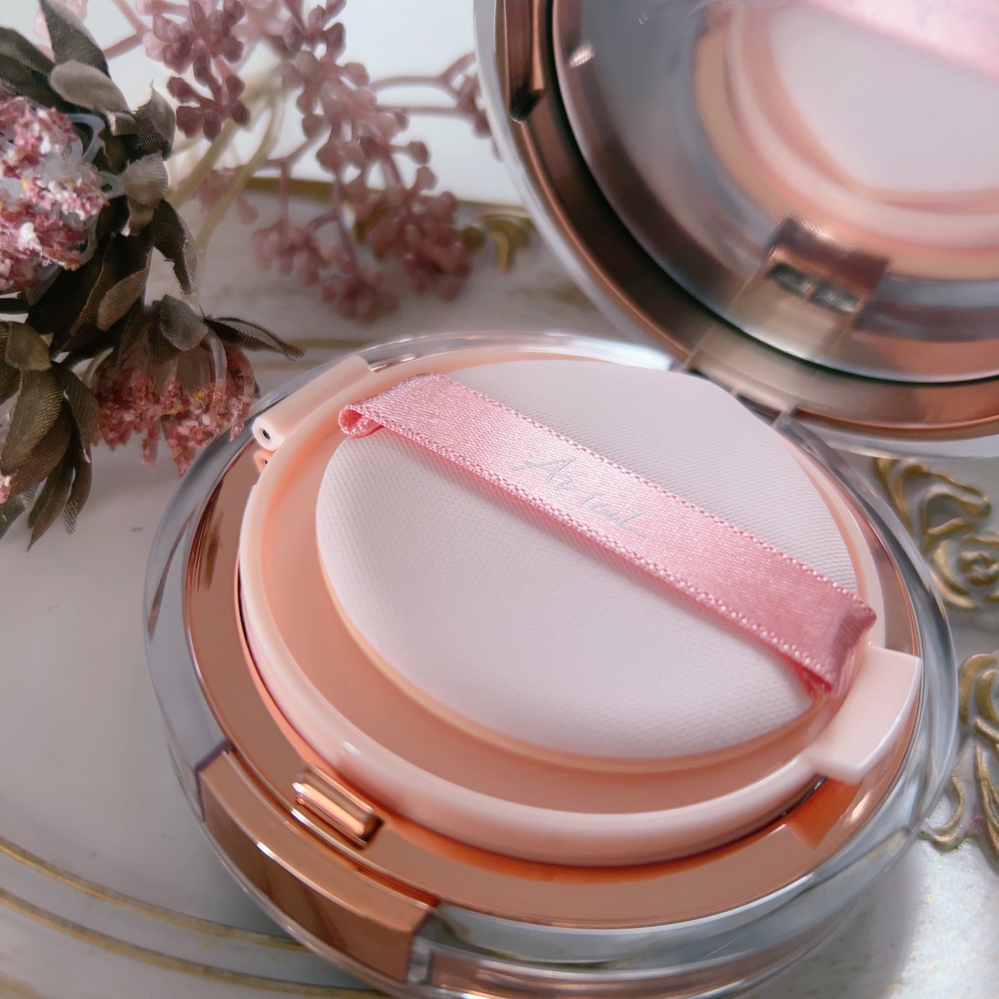 アリウル インクフェザーカバーラスティングクッション/Ariul/クッションファンデーションを使ったクチコミ(2枚目)