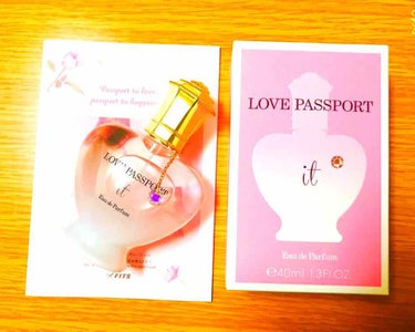 ラブ パスポート イット オードパルファム/ラブパスポート/香水(レディース)を使ったクチコミ（1枚目）