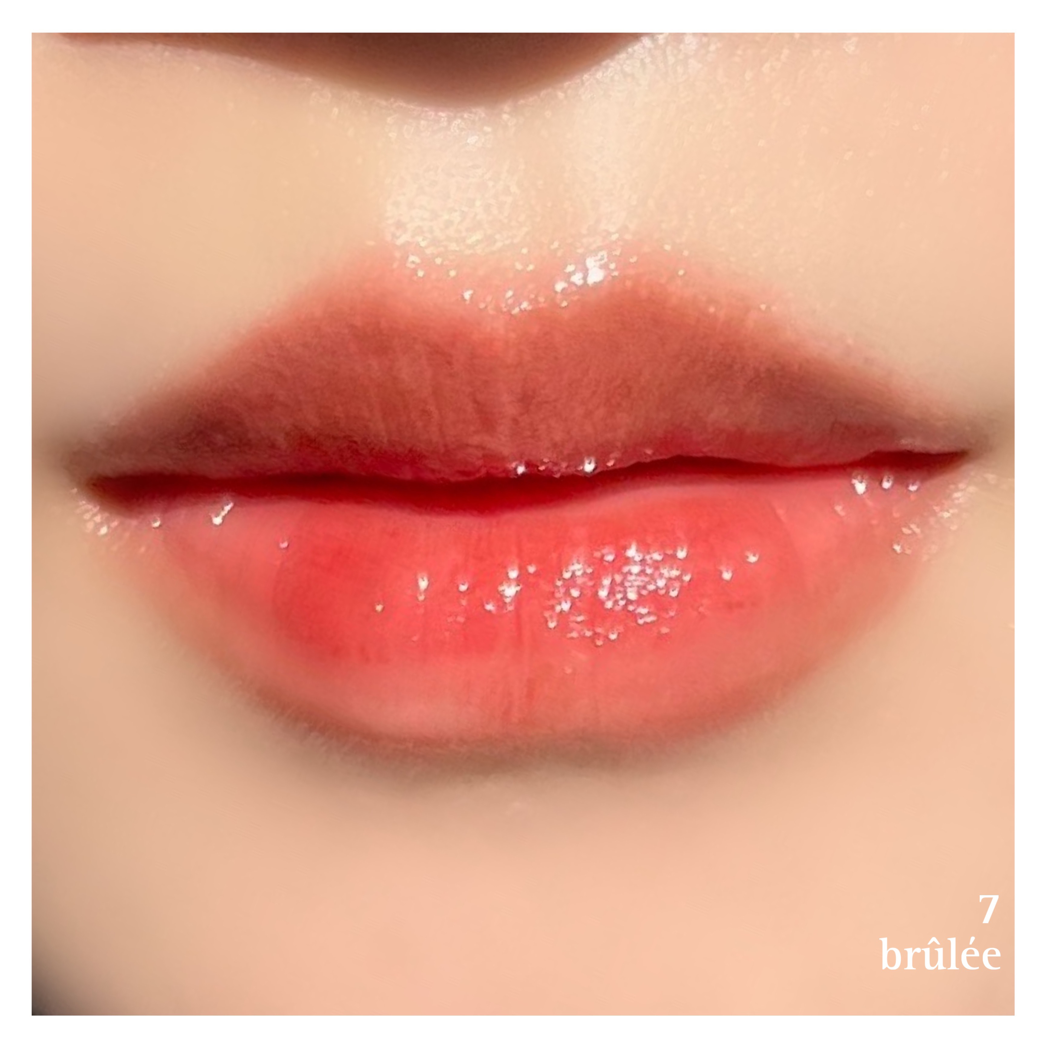 クチュールリップティントグレイズ ブリュレ/espoir/リップティントを使ったクチコミ（1枚目）