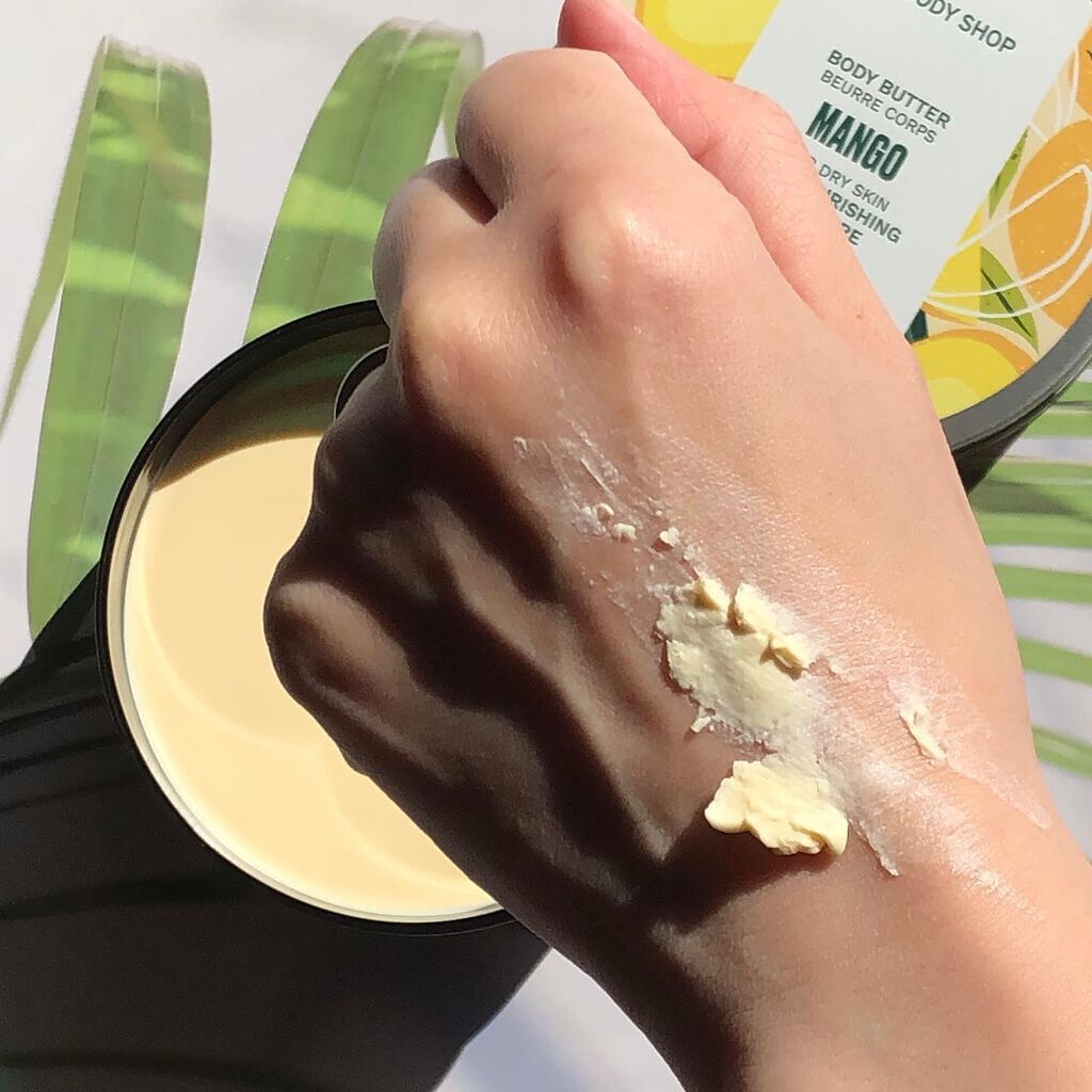 ボディバター マンゴー/THE BODY SHOP/ボディクリームを使ったクチコミ(5枚目)
