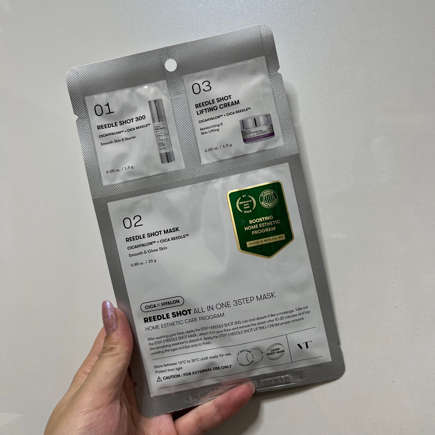 リードルショットオールインワン3ステップマスク/VT/シートマスク・パックを使ったクチコミ(1枚目)