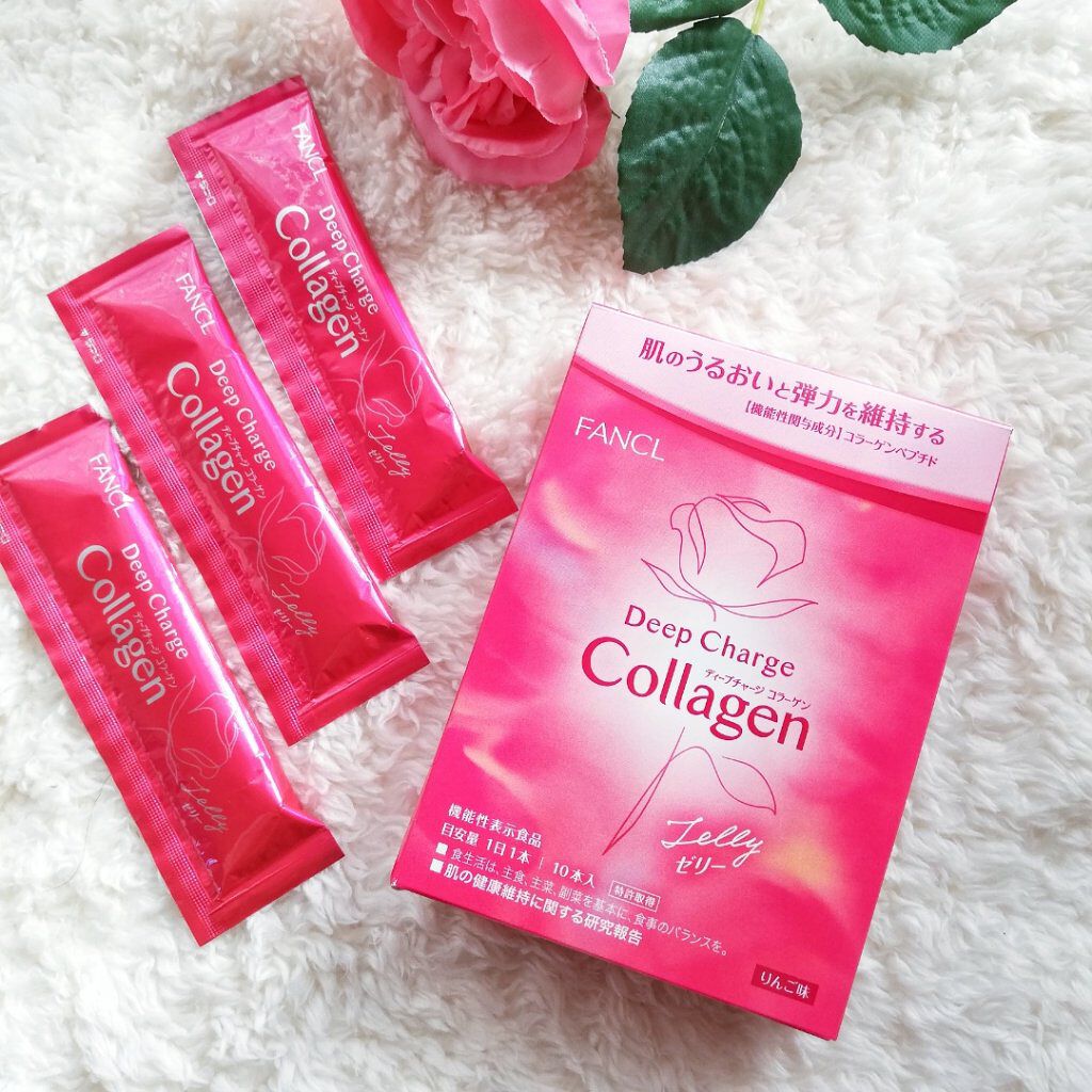 ディープチャージ  コラーゲン スティックゼリー/ファンケル/美容サプリメントを使ったクチコミ(6枚目)