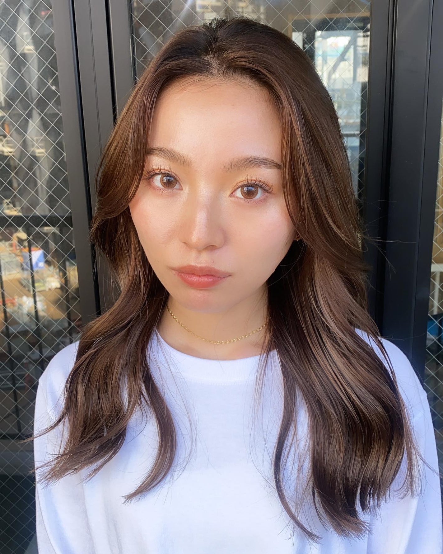 Kazuhair.. on LIPS 「ベージュを全体に馴染みがいいようにハイライトはホワイトベ..」(3枚目)