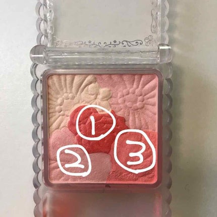 グロウフルールチークス/キャンメイク/パウダーチークを使ったクチコミ(1枚目)