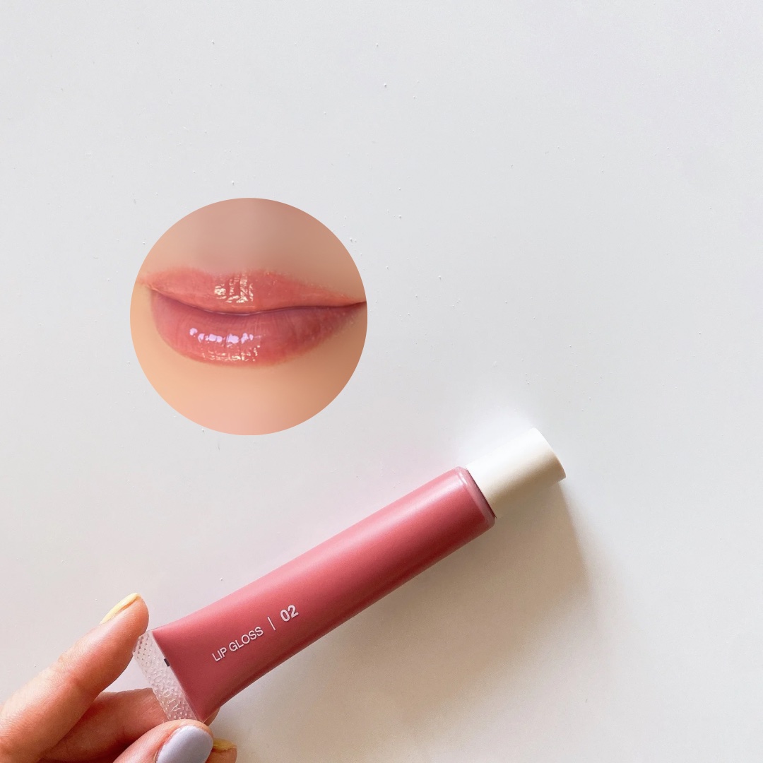 リップグロス ピンクベージュ/無印良品/リップグロスを使ったクチコミ（1枚目）