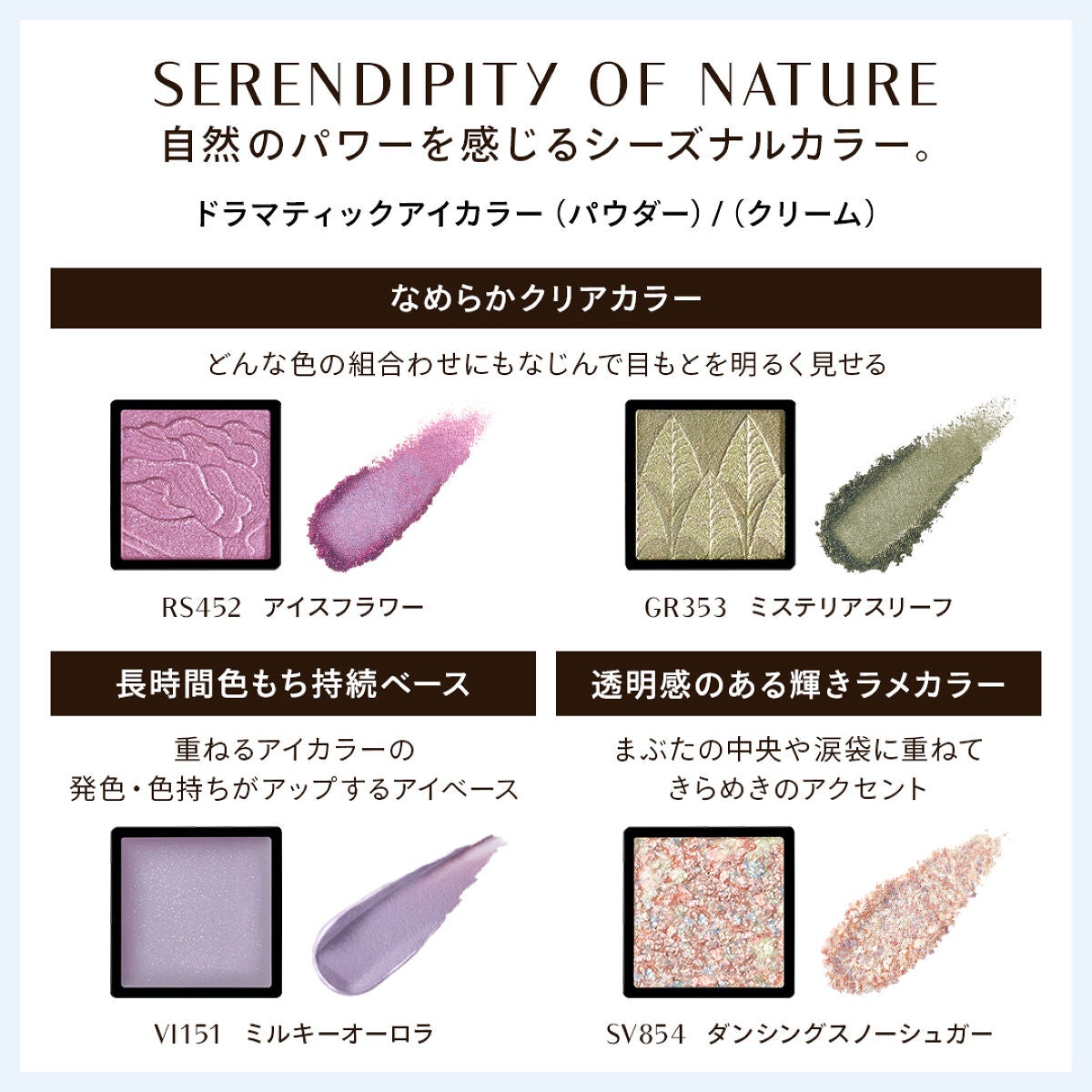 ドラマティックアイカラー (パウダー)/(クリーム)/マキアージュ/アイシャドウパレットを使ったクチコミ(2枚目)