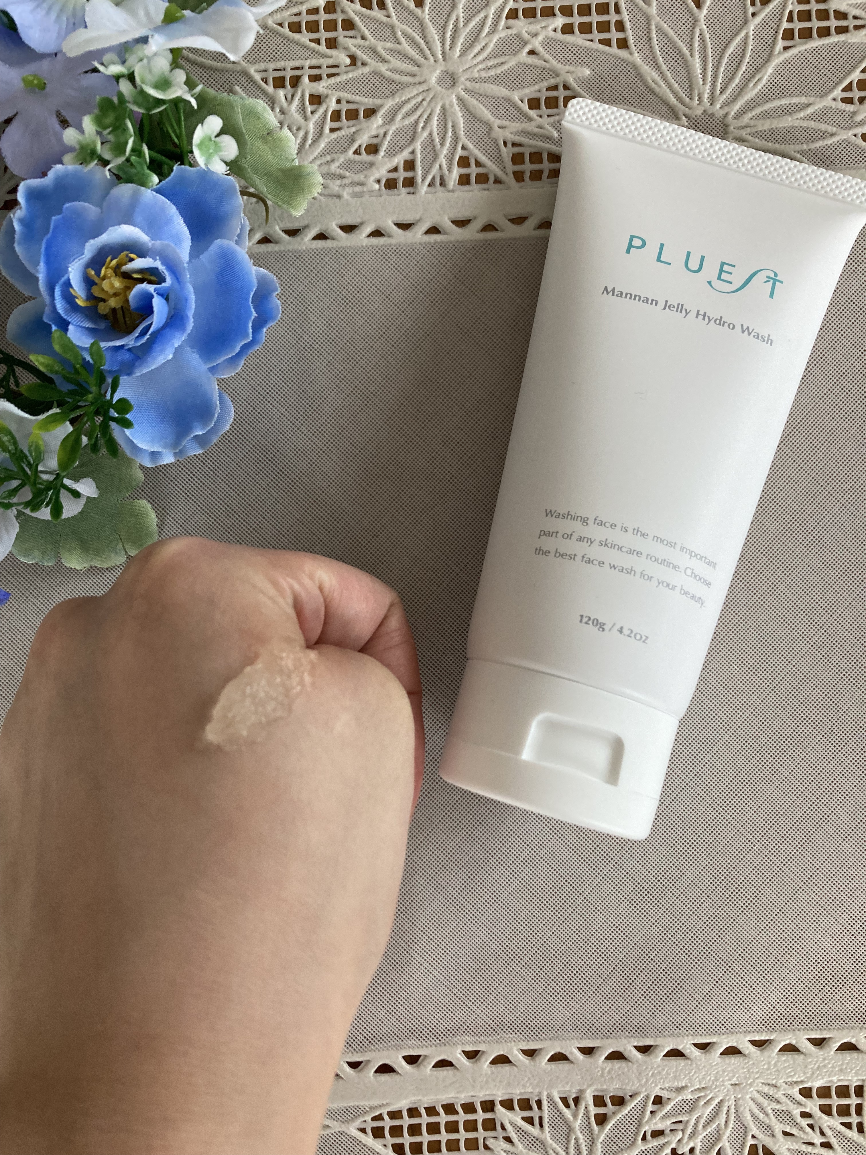 マンナンジェリーハイドロウォッシュ/PLUEST/洗顔料を使ったクチコミ（3枚目）