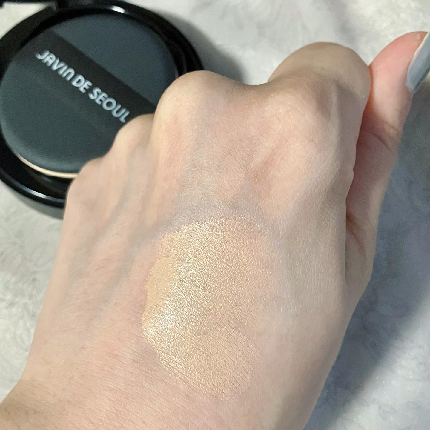 ジャビンドゥソウル ウインクファンデーションパクト/Javin De Seoul/クッションファンデーションを使ったクチコミ（3枚目）