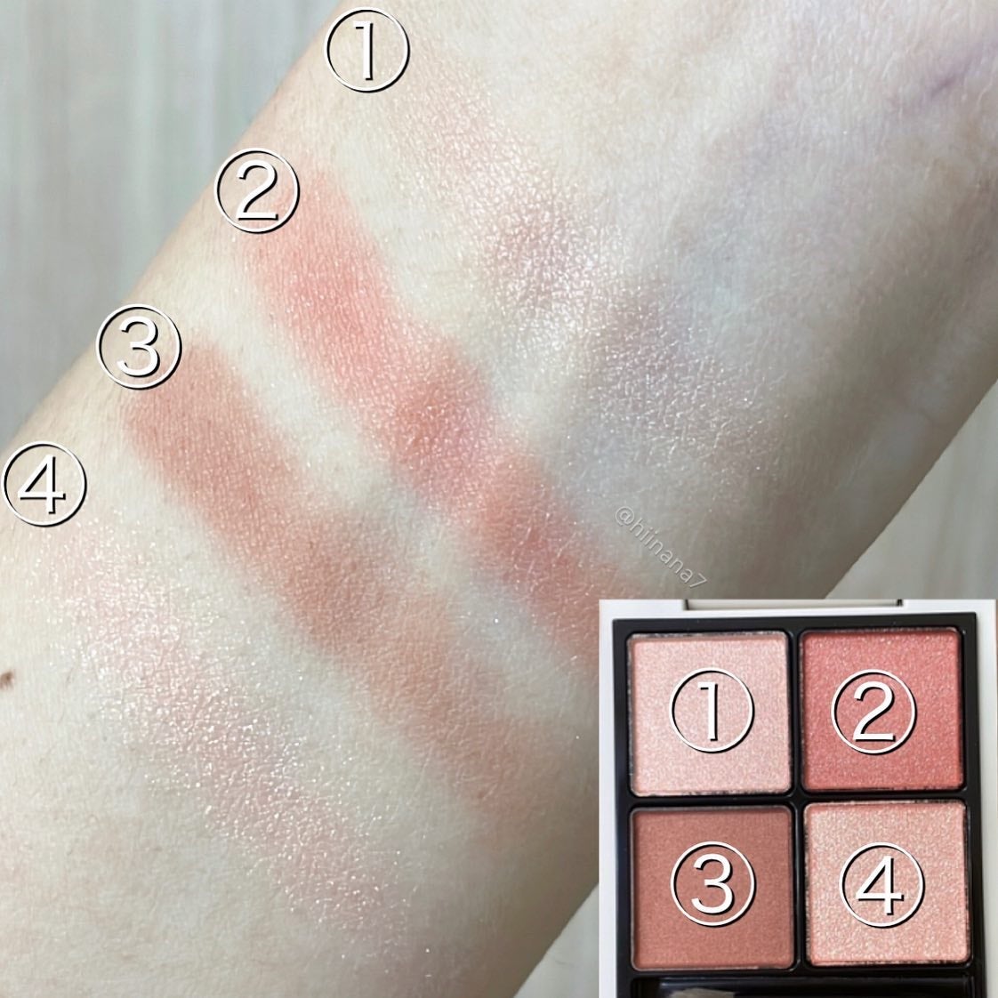 RMK シンクロマティック アイシャドウパレット/RMK/アイシャドウパレットを使ったクチコミ(3枚目)