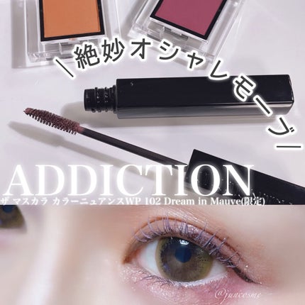 アディクション ザ マスカラ カラーニュアンス WP 102 Dream in Mauve/ADDICTION/マスカラを使ったクチコミ(1枚目)