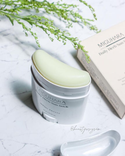 デイリーハーブサンスティック/MIGUHARA/日焼け止めスティックを使ったクチコミ(2枚目)