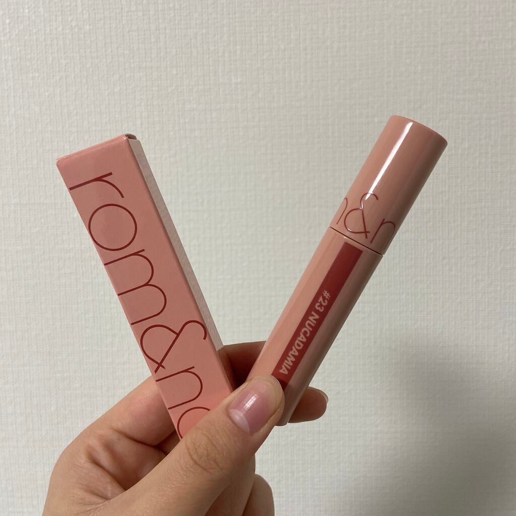 ジューシーラスティングティント/rom&nd/リップティントを使ったクチコミ(1枚目)