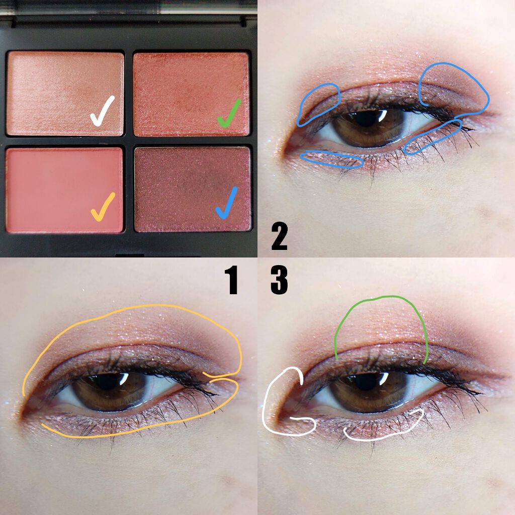 カラーインパクト ジェルライナー/Visée/ジェルアイライナーを使ったクチコミ（3枚目）