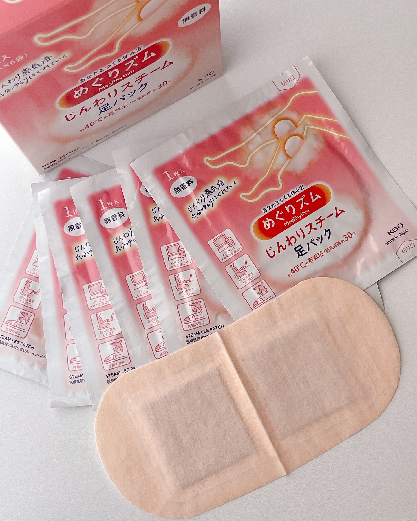 蒸気でグッドナイト 首もと あったかシート ラベンダーの香り/めぐりズム/その他を使ったクチコミ（3枚目）