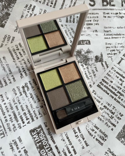 RMK シンクロマティック アイシャドウパレット/RMK/アイシャドウパレットを使ったクチコミ(2枚目)