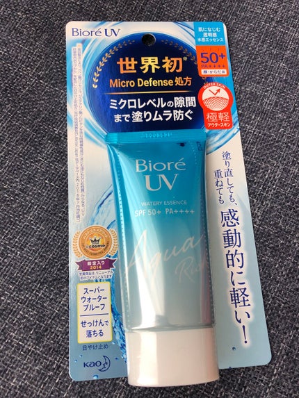 ビオレUV アクアリッチウォータリーエッセンス/ビオレ/日焼け止め・UVケアを使ったクチコミ(1枚目)