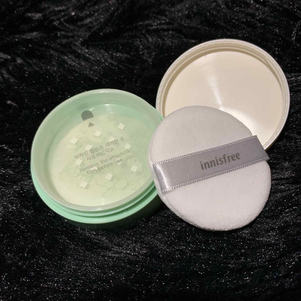 ノーセバム モイスチャーパウダー/innisfree/プレストパウダーを使ったクチコミ（2枚目）