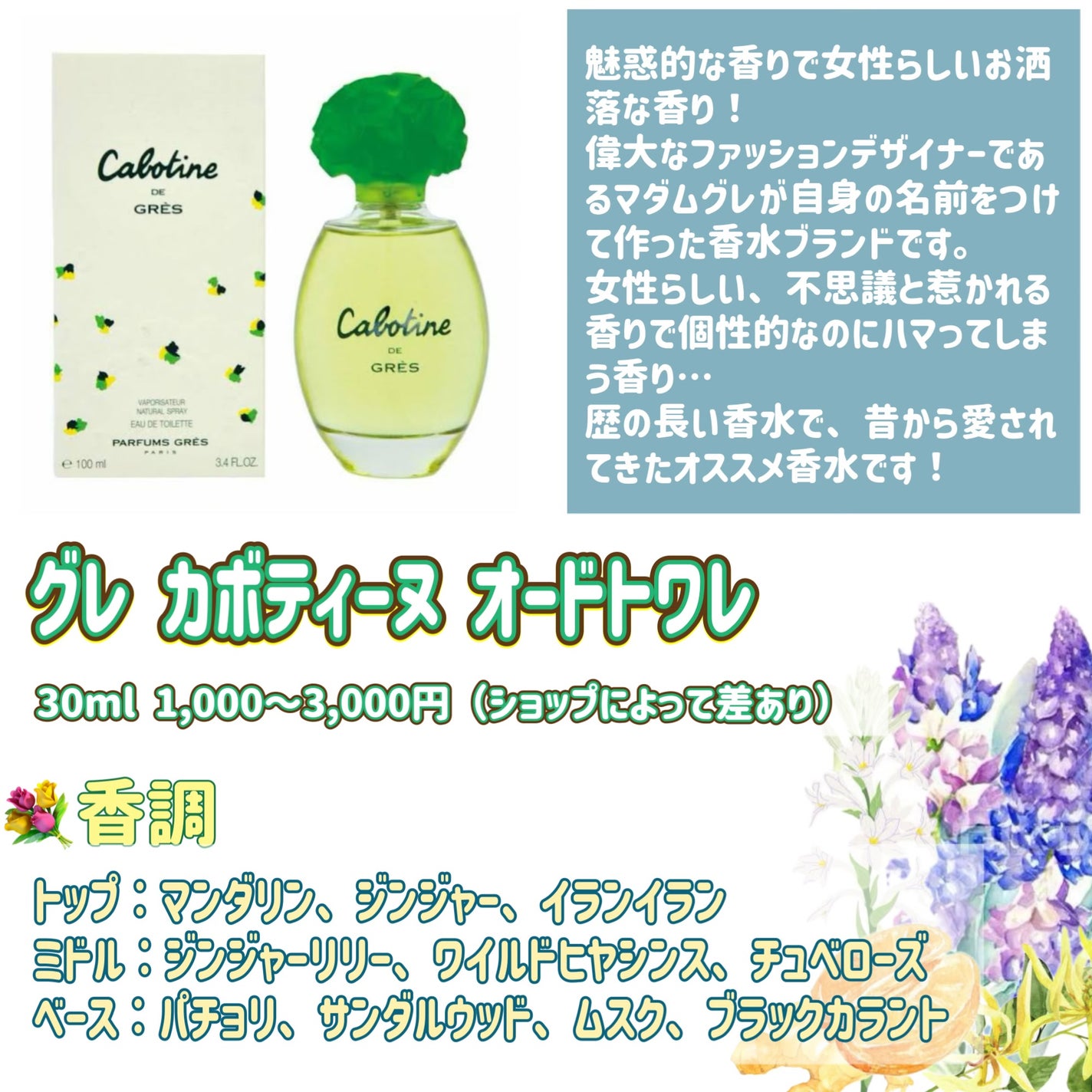 カボティーヌ・ローズ/グレ/香水(レディース)を使ったクチコミ(4枚目)