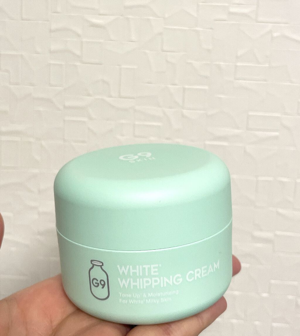 WHITE WHIPPING CREAM(ウユクリーム) ミントグリーン/G9SKIN/化粧下地を使ったクチコミ（2枚目）