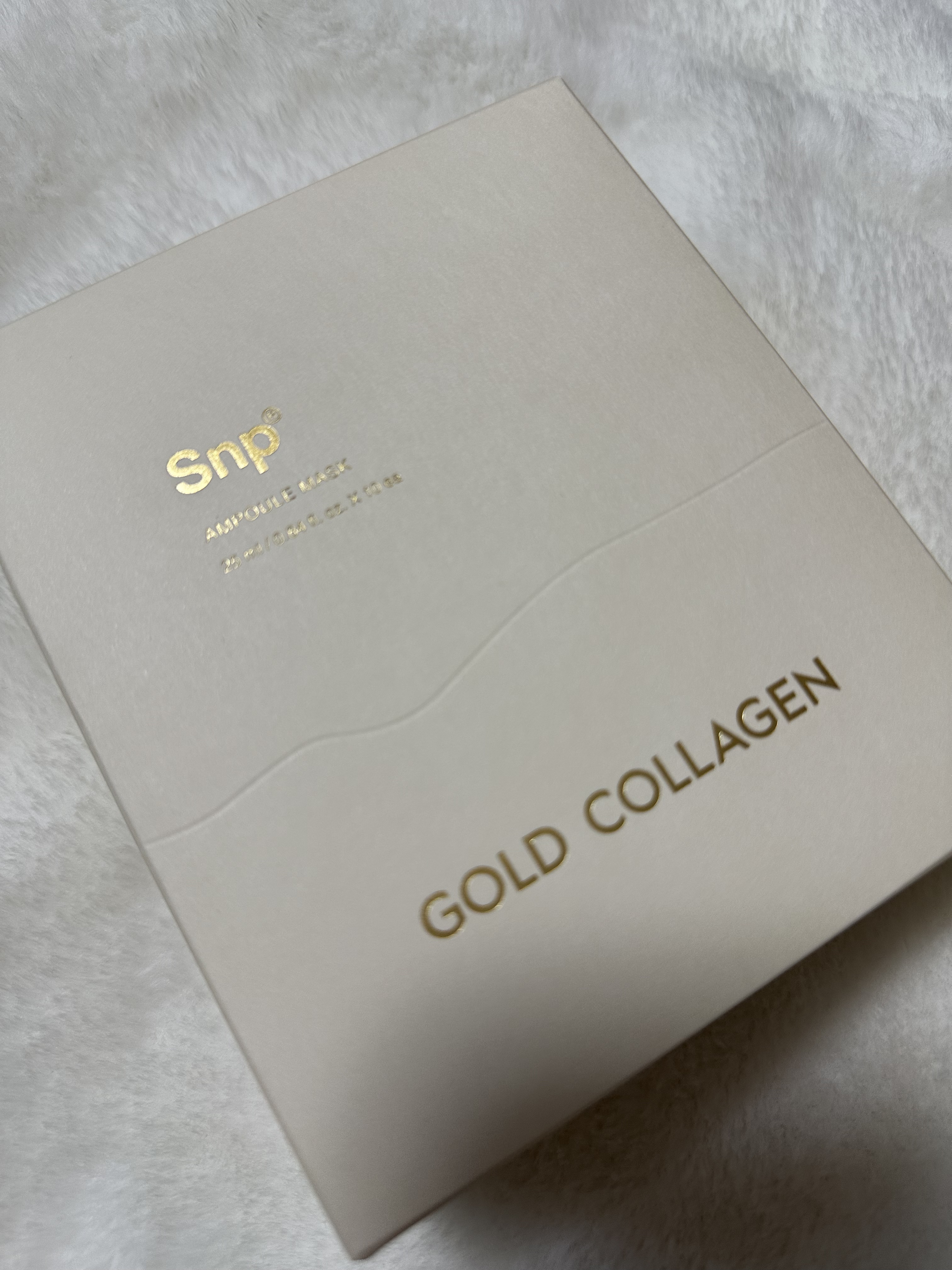 ゴールド コラーゲンアンプルマスク/SNP/シートマスク・パックを使ったクチコミ（1枚目）