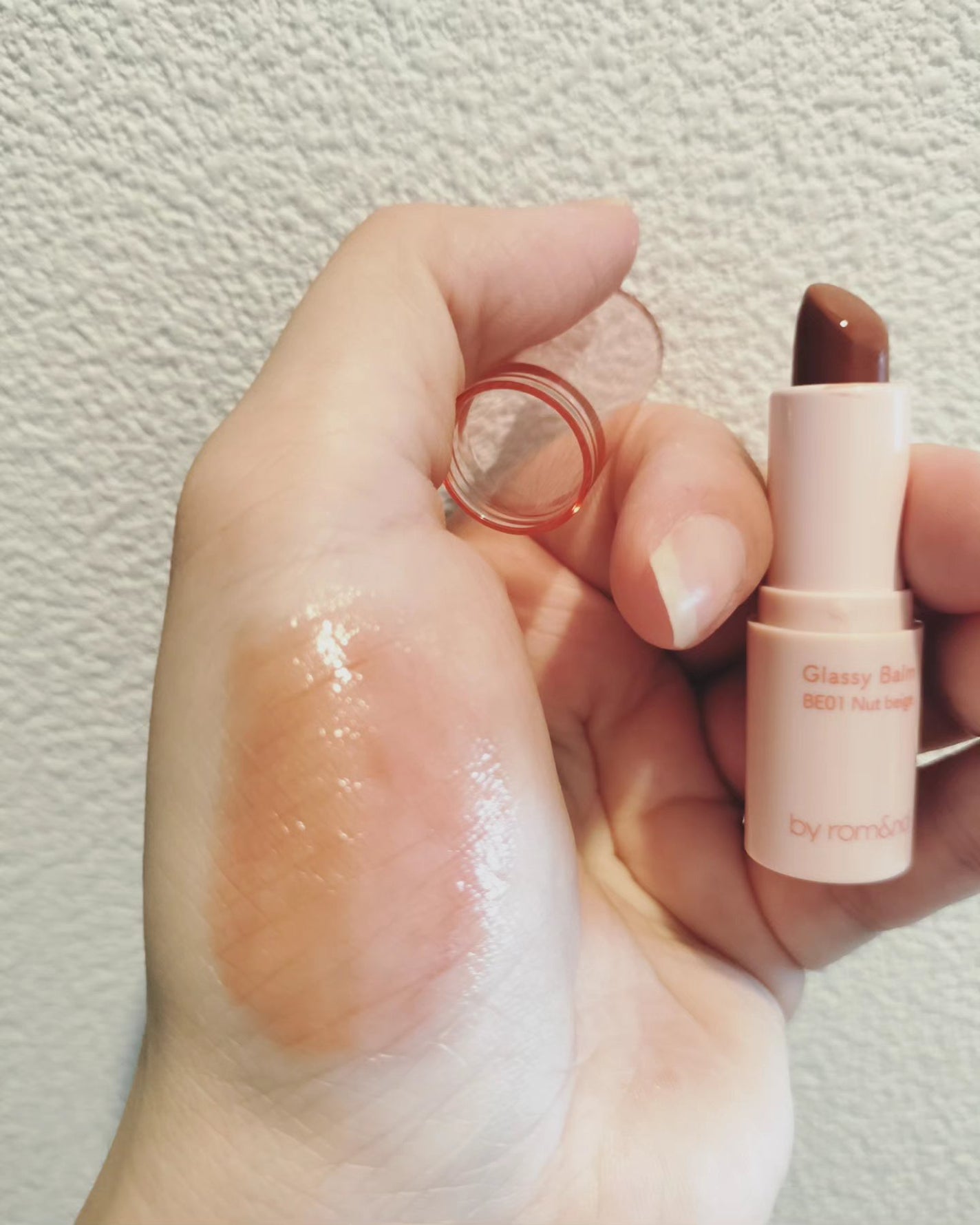 アンドバイロムアンド グラッシーバーム/&nd by rom&nd/口紅を使ったクチコミ(2枚目)