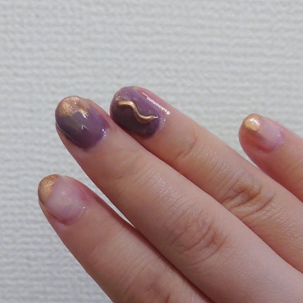 ジェルネイル(ライト対応)/セリア/ジェルネイルを使ったクチコミ(4枚目)