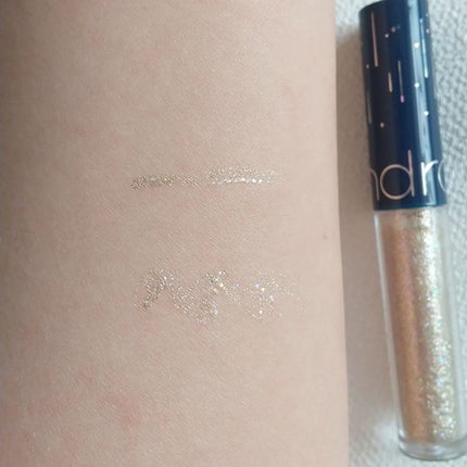 リキッド グリッター シャドウ/rom&nd/グリッターを使ったクチコミ(3枚目)