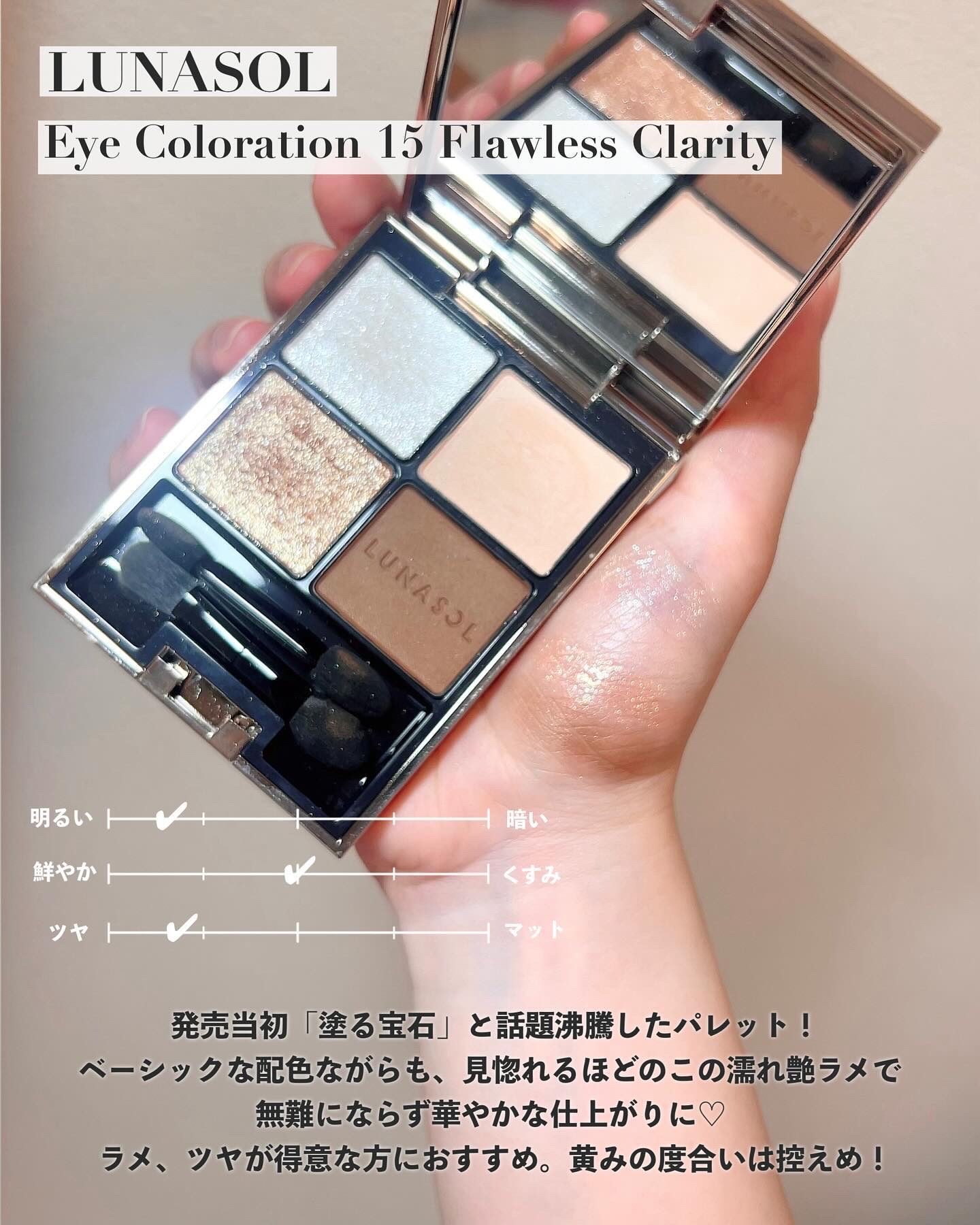 シャドーカスタマイズ/MAJOLICA MAJORCA/単色アイシャドウを使ったクチコミ（3枚目）