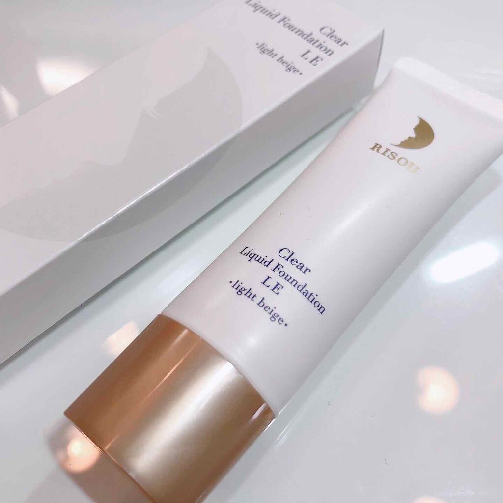 リソウコーポレーション リソウ クリア リキッドファンデーション LEのクチコミ「天然由来の美容成分を配合した
美容パックのようなファンデーション

໒꒱RISOU
クリア.....」（1枚目）