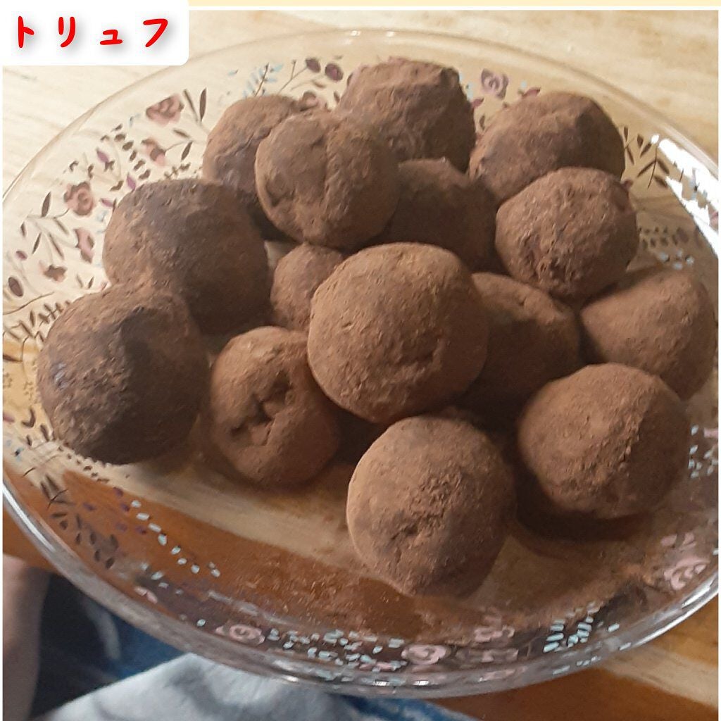 胡桃沢バナナ on LIPS 「余り物で作ったから失敗しましたトリュフロールケーキの時に残って..」(1枚目)