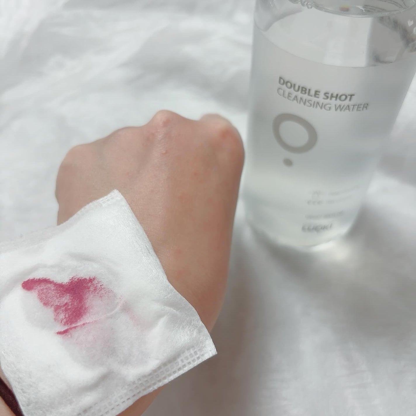 ダブルショットクレンジングウォーター/LUOKI/クレンジングウォーターを使ったクチコミ(5枚目)
