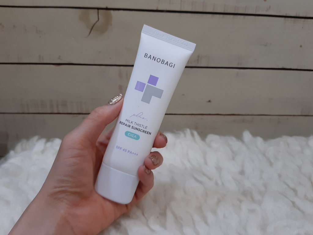 ミルクシスルリペアシカサンスクリーンプラス/BANOBAGI/日焼け止めミルクを使ったクチコミ（1枚目）
