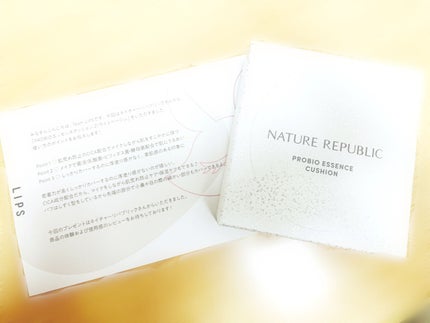 PROBIOエッセンスクッション/ネイチャーリパブリック/クッションファンデーションを使ったクチコミ(1枚目)