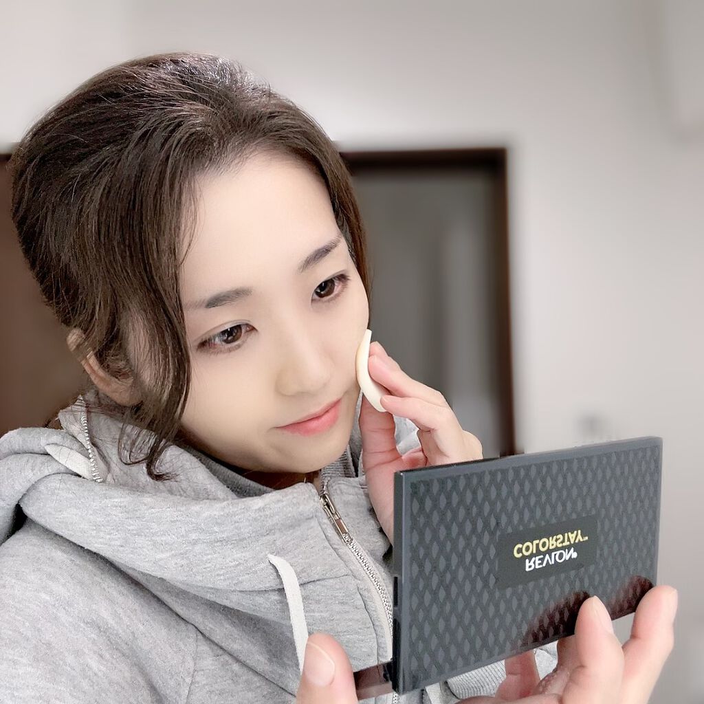 カラーステイ ロングウェア UV パウダー ファンデーション/REVLON/パウダーファンデーションを使ったクチコミ(6枚目)