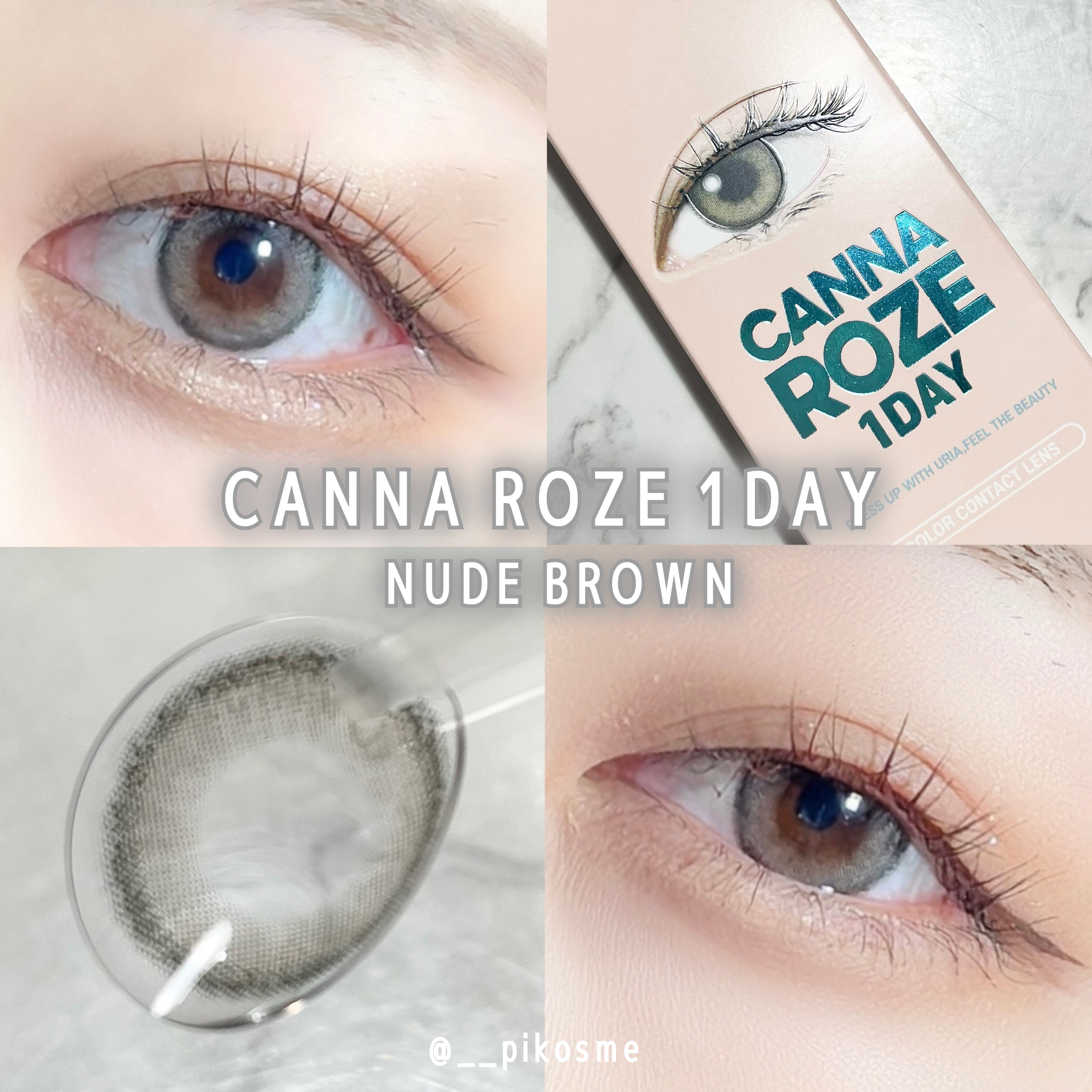 CANNA ROZE 1DAY/URIA i-DOL/ワンデー（１DAY）カラコンを使ったクチコミ（1枚目）
