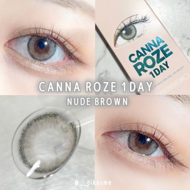 CANNA ROSE DAILY/i-DOL/カラーコンタクトレンズを使ったクチコミ（1枚目）