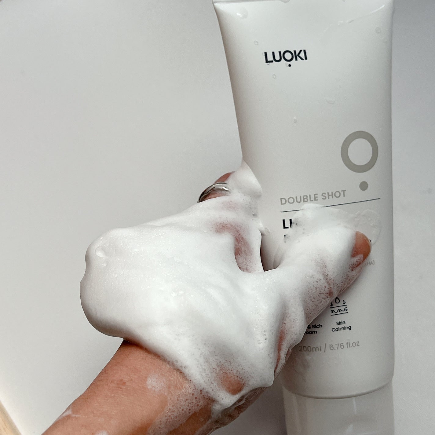 ダブルショットLHA毛穴ケアクレンジングフォーム /LUOKI/クレンジングクリームを使ったクチコミ(3枚目)