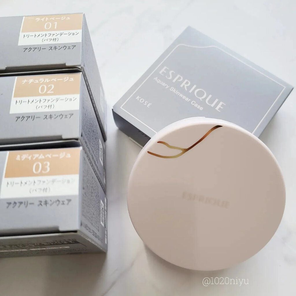 アクアリースキンウェア/ESPRIQUE/クッションファンデーションを使ったクチコミ(8枚目)