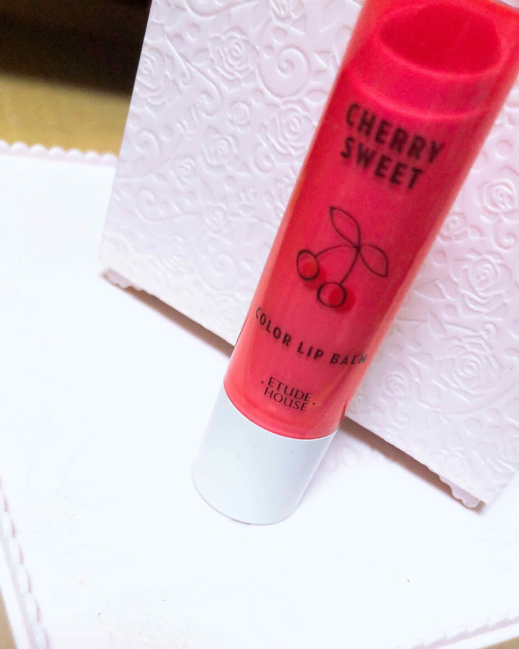 チェリースイート カラーリップバーム/ETUDE/口紅を使ったクチコミ(1枚目)