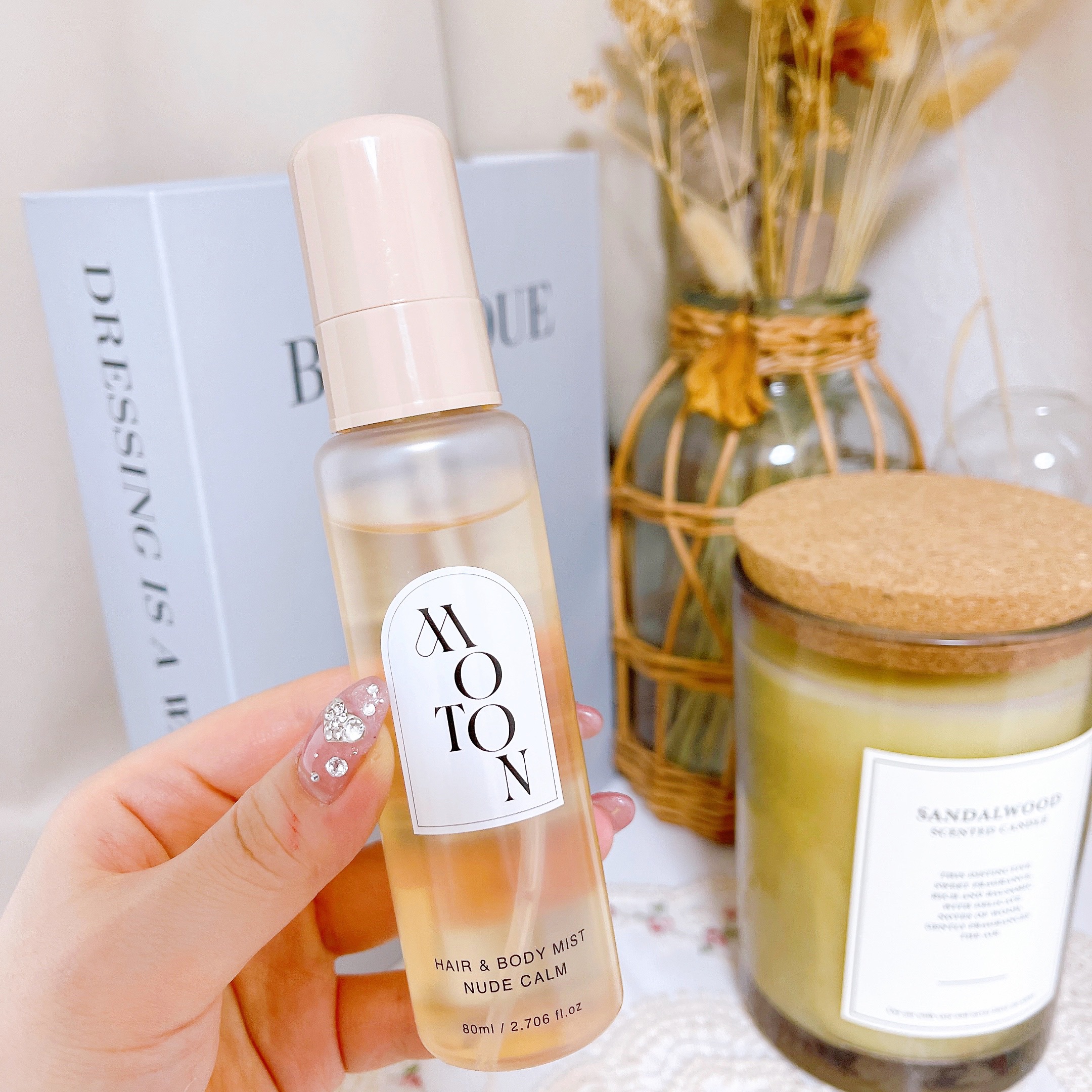 MOTON ヘア&ボディミスト ヌードカルム/MOTON/香水(レディース)を使ったクチコミ（2枚目）