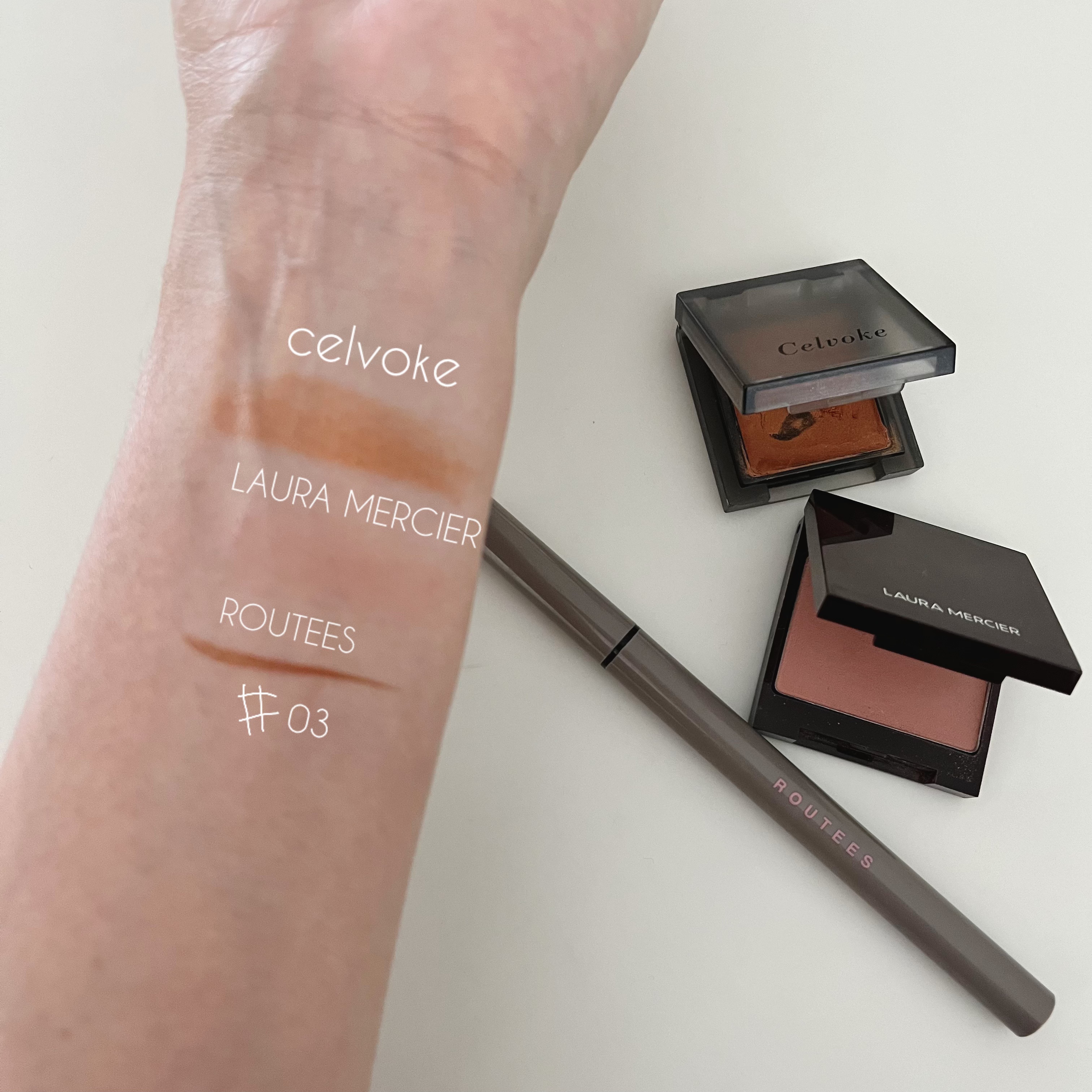 インフィニトリー カラー 19 カッパーウッド/Celvoke/ジェル・クリームチークを使ったクチコミ（3枚目）