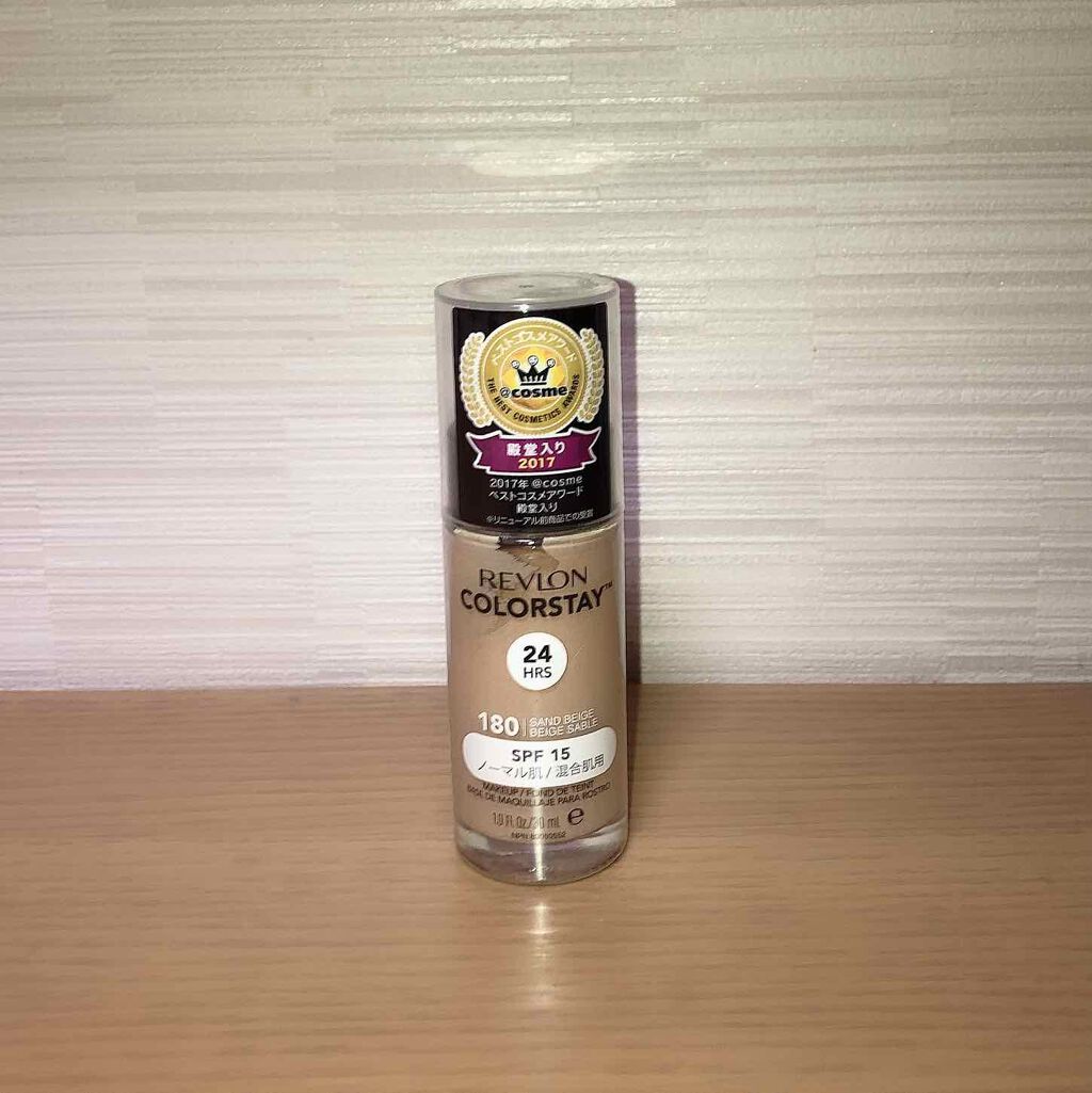 カラーステイ メイクアップ N/REVLON/リキッドファンデーションを使ったクチコミ(1枚目)