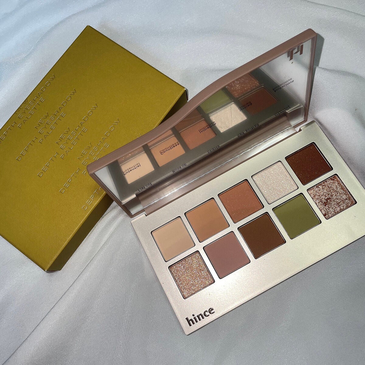 ニューデップスアイシャドウパレット/hince/アイシャドウパレットを使ったクチコミ(10枚目)