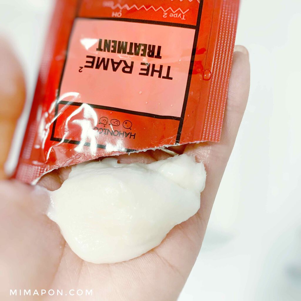 ハホニコ ザ ラメラメ トリートメント(No.1 サッシェ)/HAHONICO/ヘアマスク・ヘアパックを使ったクチコミ（2枚目）